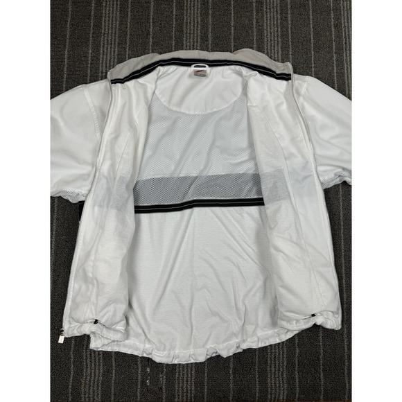 Nike Jacket Mens Medium White Challenge Court Track Vintage 90s‎ Tennis Vented - Picture 11 of 13